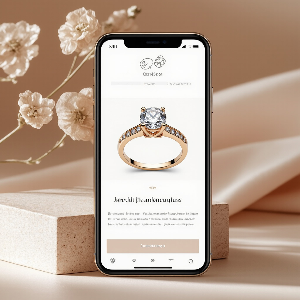 How to market jewelry online with Luxe, Mobile-Optimized Website